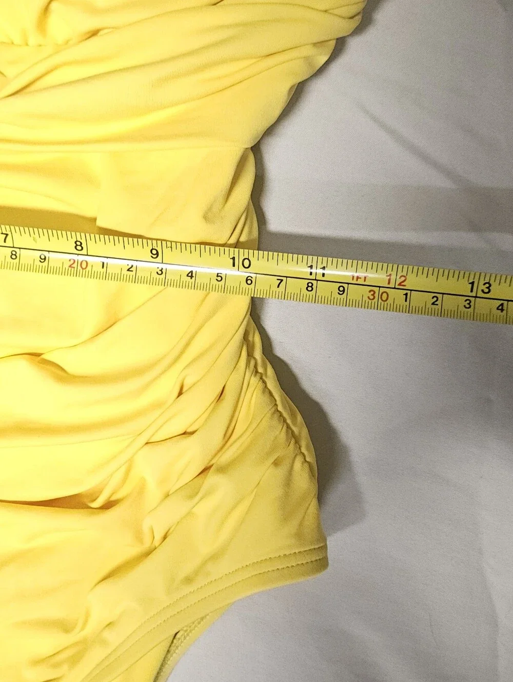 Michael Kors One Piece Yellow Swimsuit